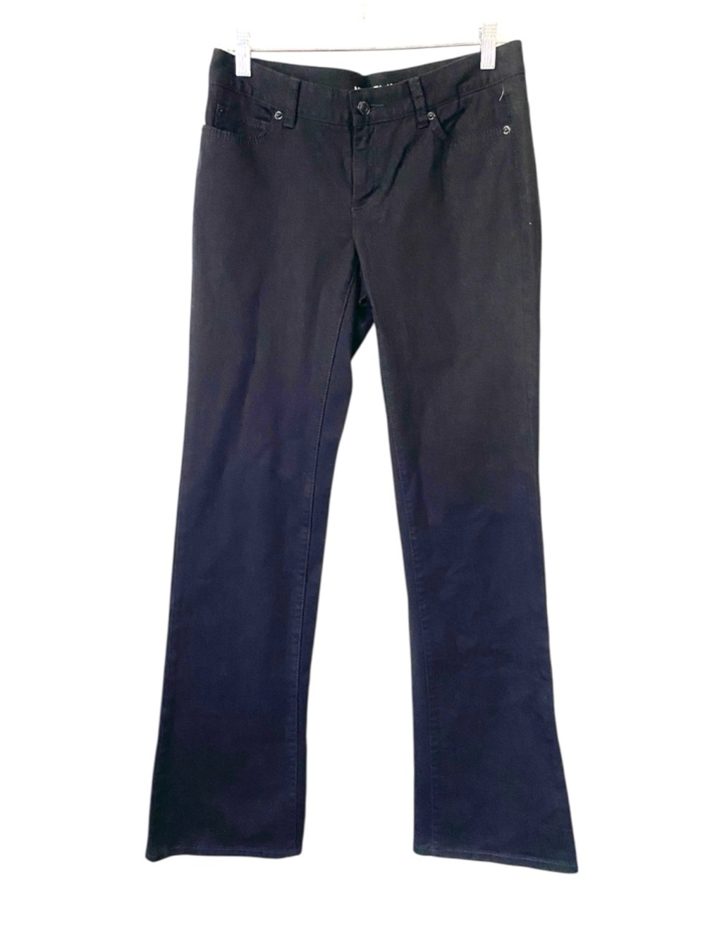 Michael Kors mid rise bootleg black denim jeans size 4